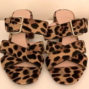 Leopard Print Sandals